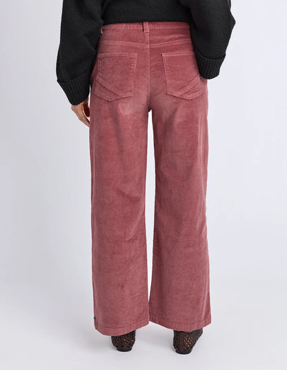 elm - Cassie Cord Pant Dusty Pink