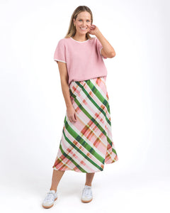 elm - Bree Check Skirt Multi Check