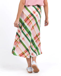 elm - Bree Check Skirt Multi Check