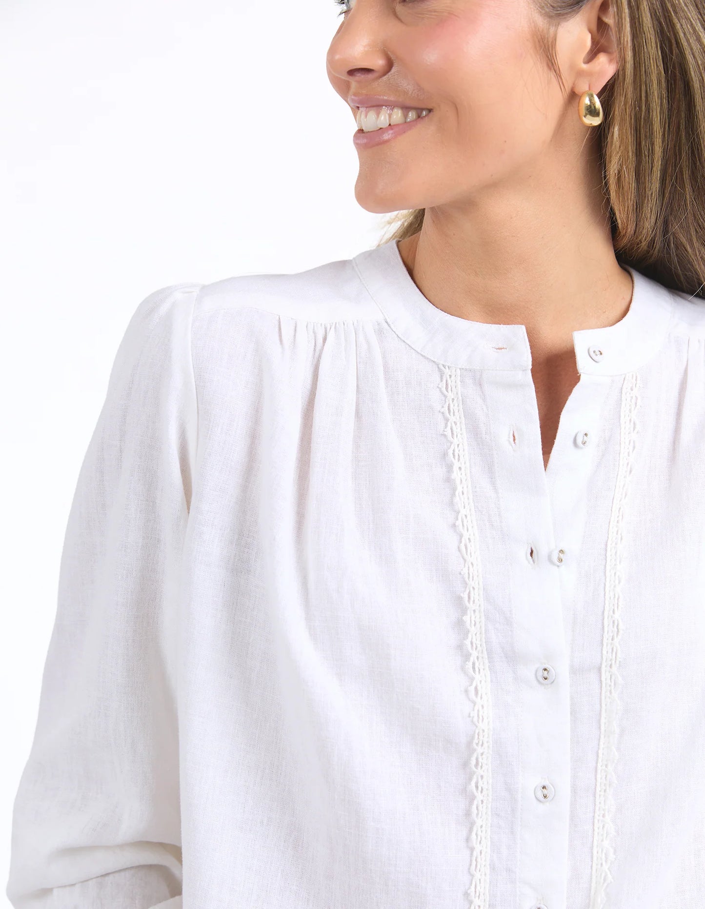elm - Lucille Blouse Marshmallow