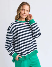 Load image into Gallery viewer, elm - Maps Crew Navy &amp; White Stripe
