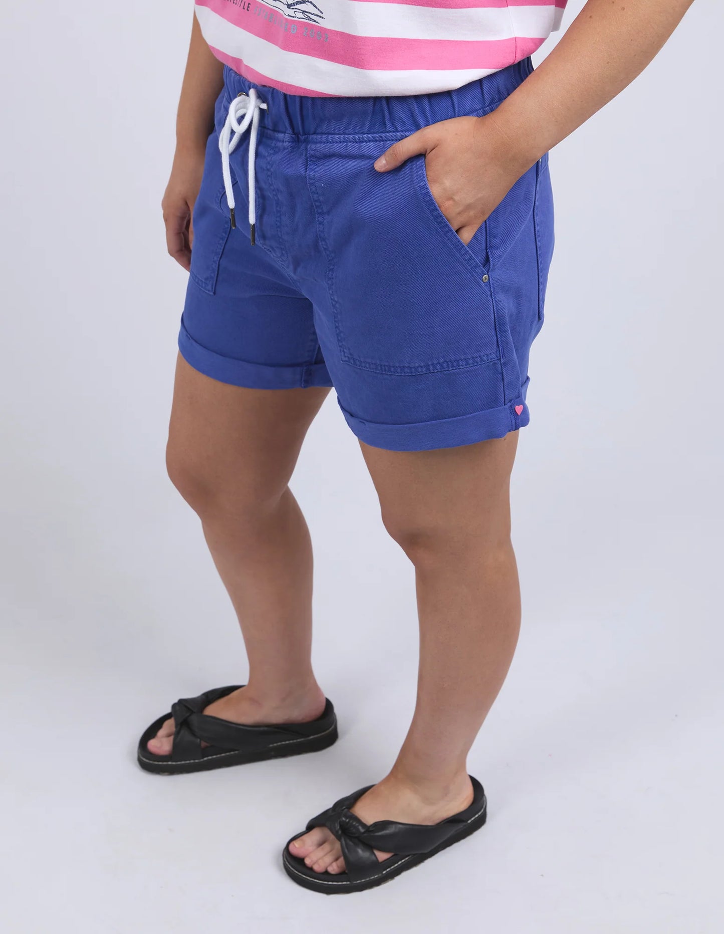 elm - Emma Relaxed Short Ocean Blue