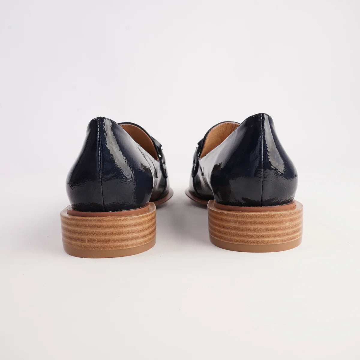 Django and Juliette - ELLIOTTS Navy Patent Leather
