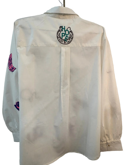 ZODA - Embroidered Cotton Blouse, Cowgirl