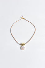 Load image into Gallery viewer, adorne - Metal Pod Pearl Drop Cord Necklace (Gold)
