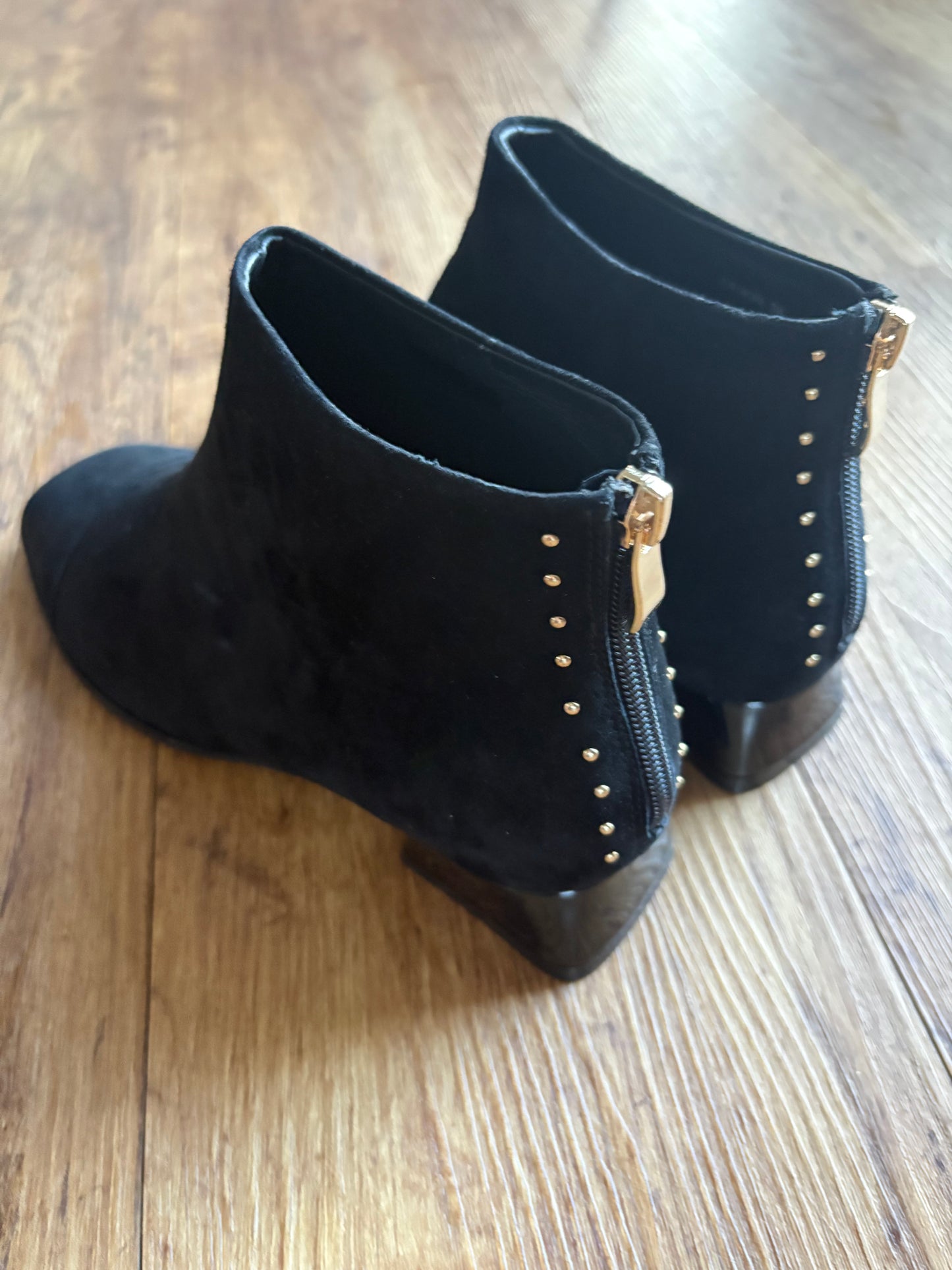BRESLEY - Demon Black Suede/Patent