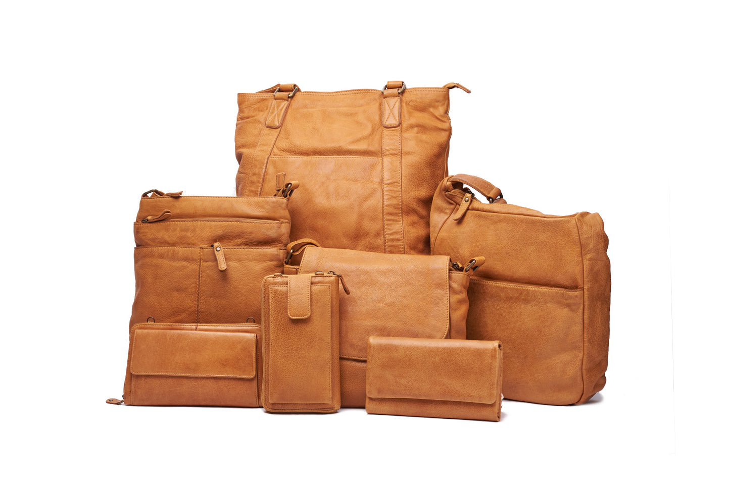 Rugged Hide - ERIN Wallet Tan