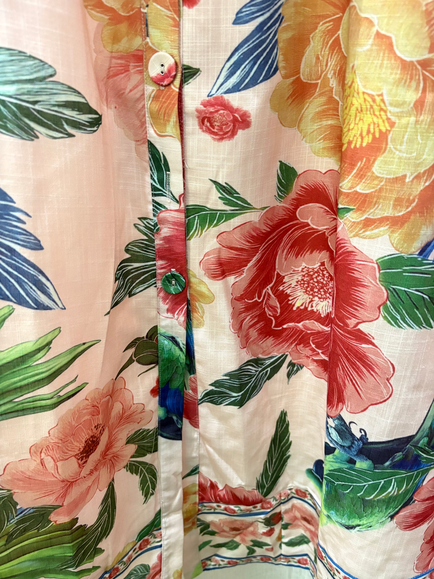 Beautiful Stories - Resort Shirt Dress, Resort Print