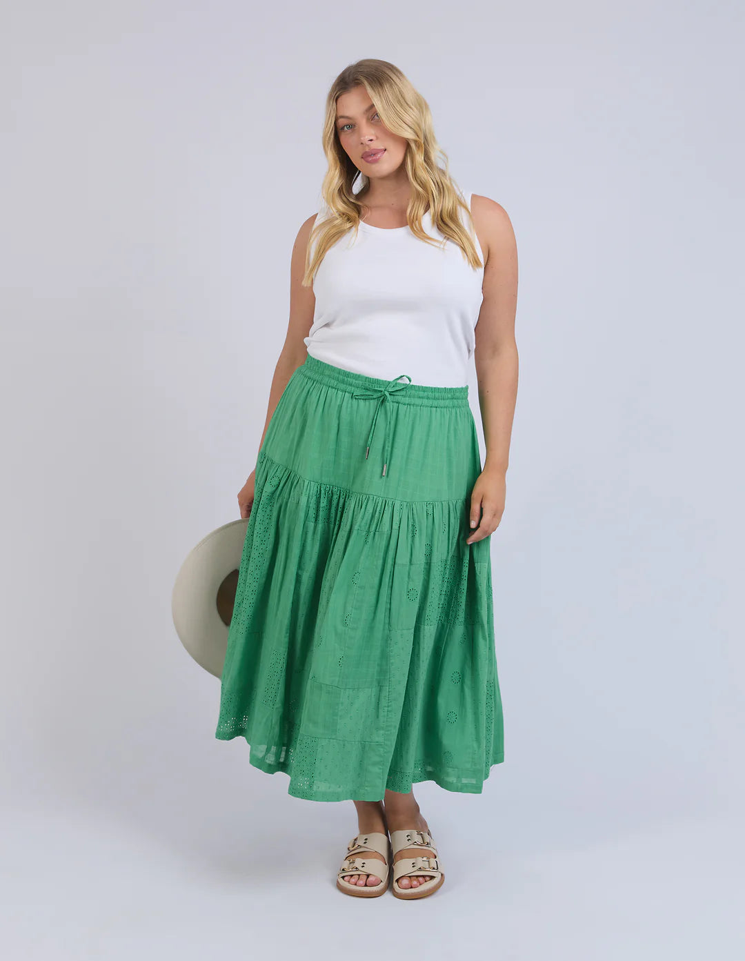 elm - Clementine Skirt Greenbriar
