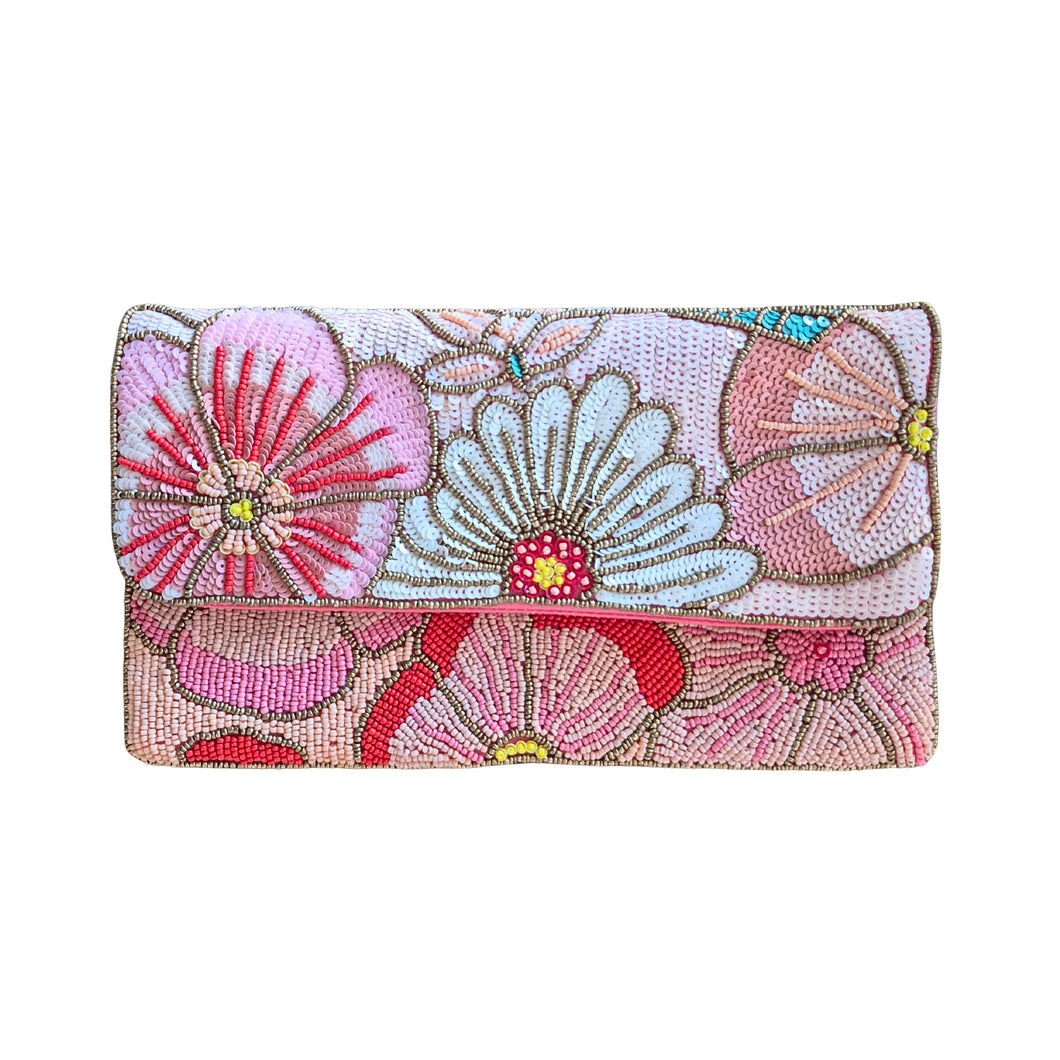 ZODA - Beaded Clutch GB100 Pink
