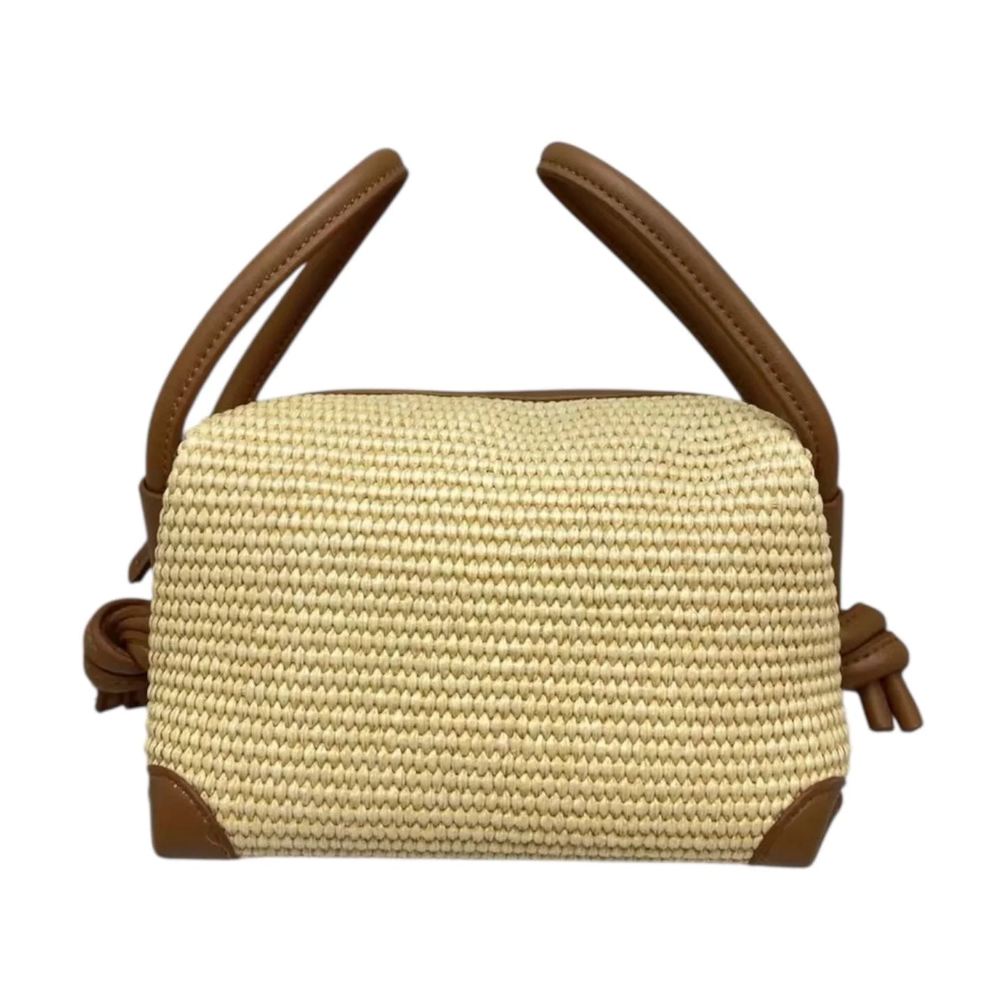 L'ORA D'ORO TAYLOR - Raffia Multi-Way Bag in Tan
