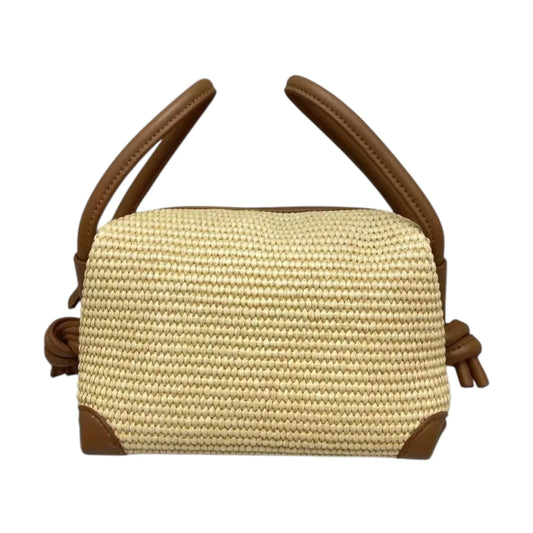 L'ORA D'ORO TAYLOR - Raffia Multi-Way Bag in Tan