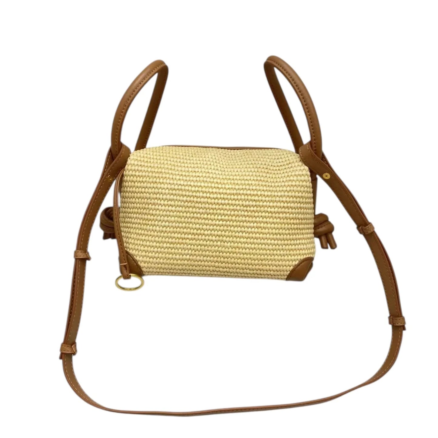 L'ORA D'ORO TAYLOR - Raffia Multi-Way Bag in Tan