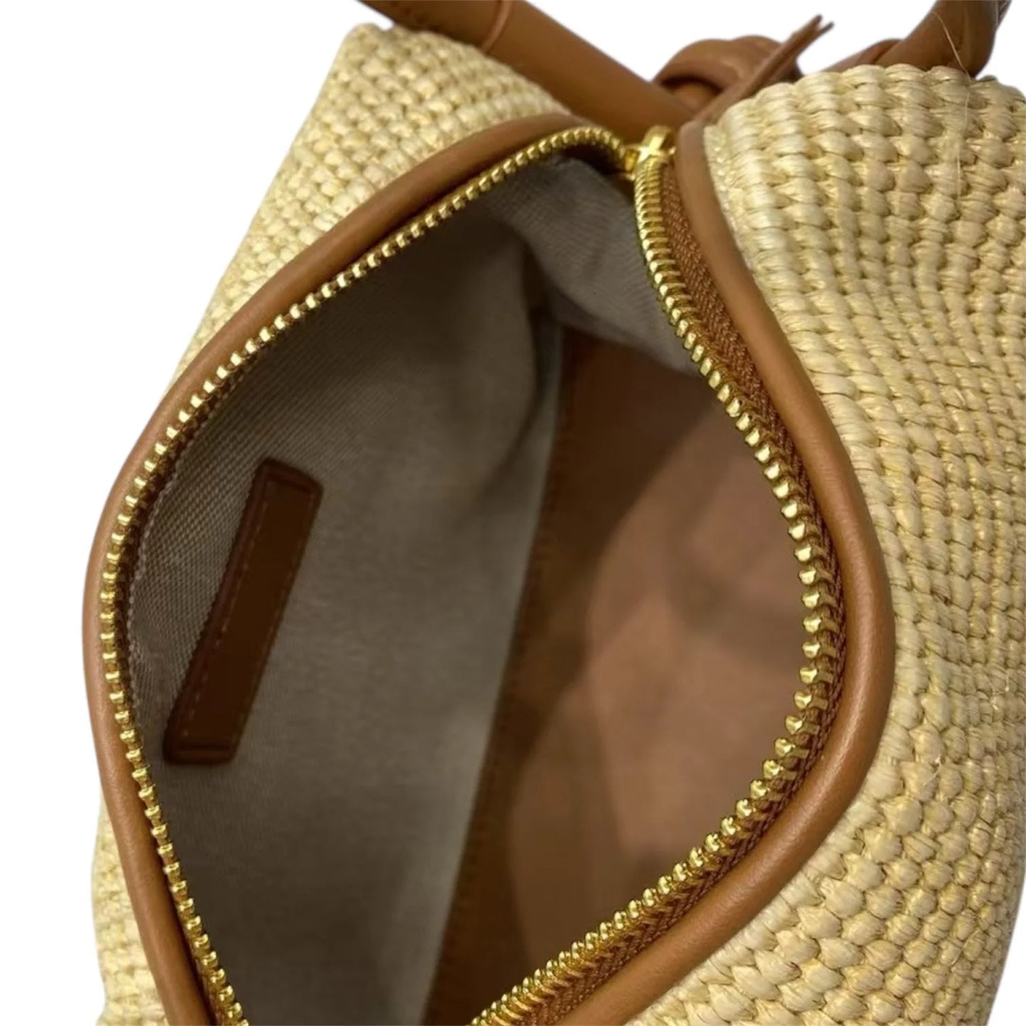 L'ORA D'ORO TAYLOR - Raffia Multi-Way Bag in Tan