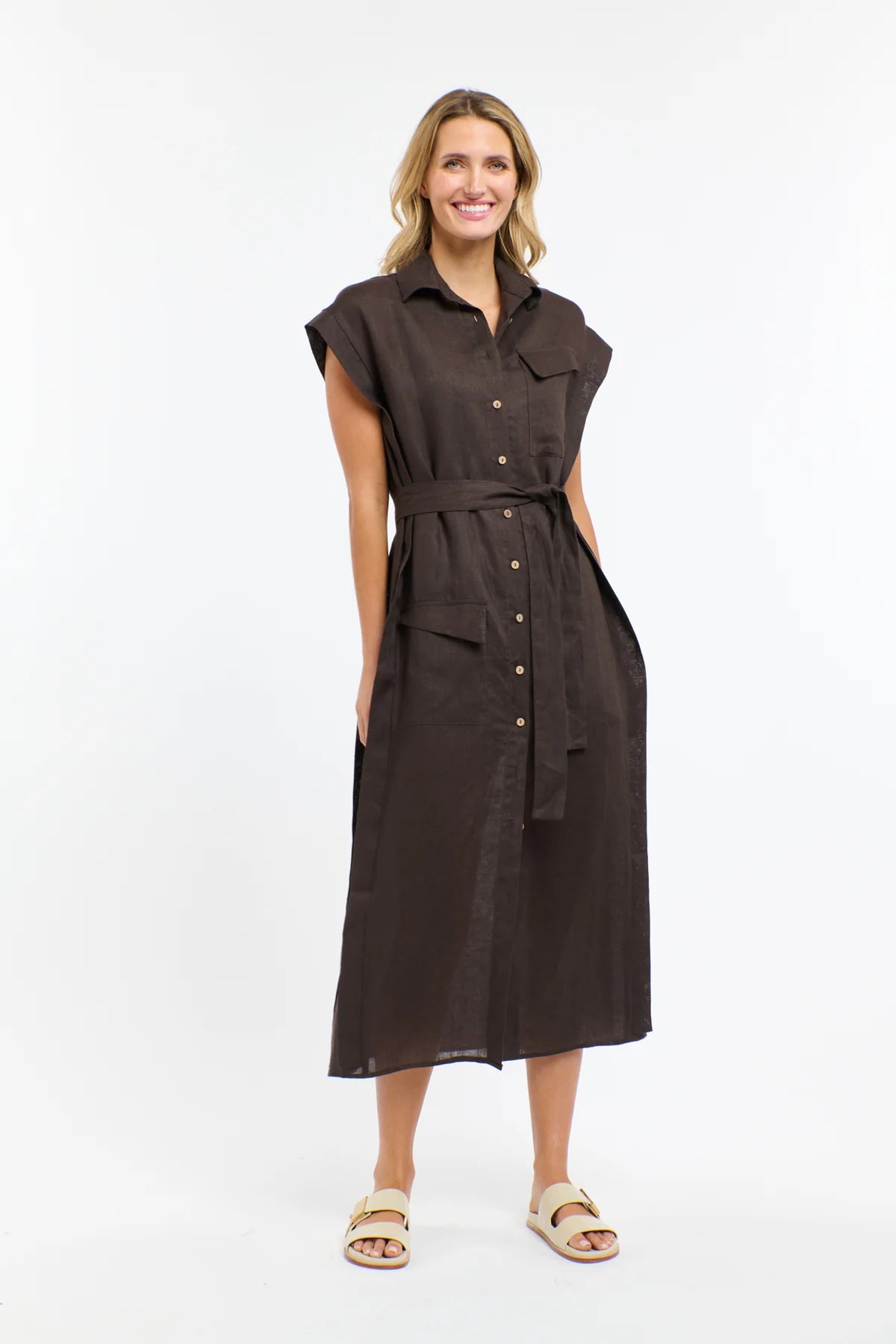 365 DAYS -ESTIVO Linen Dress