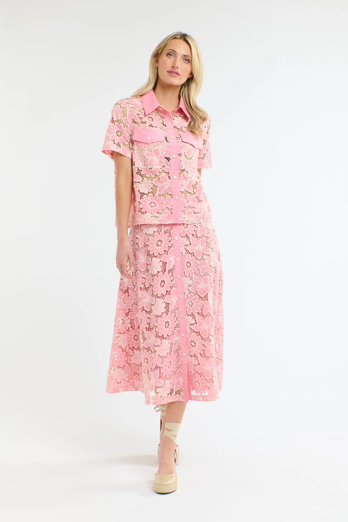 365 DAYS -DAPHNE SKIRT Carnation Pink