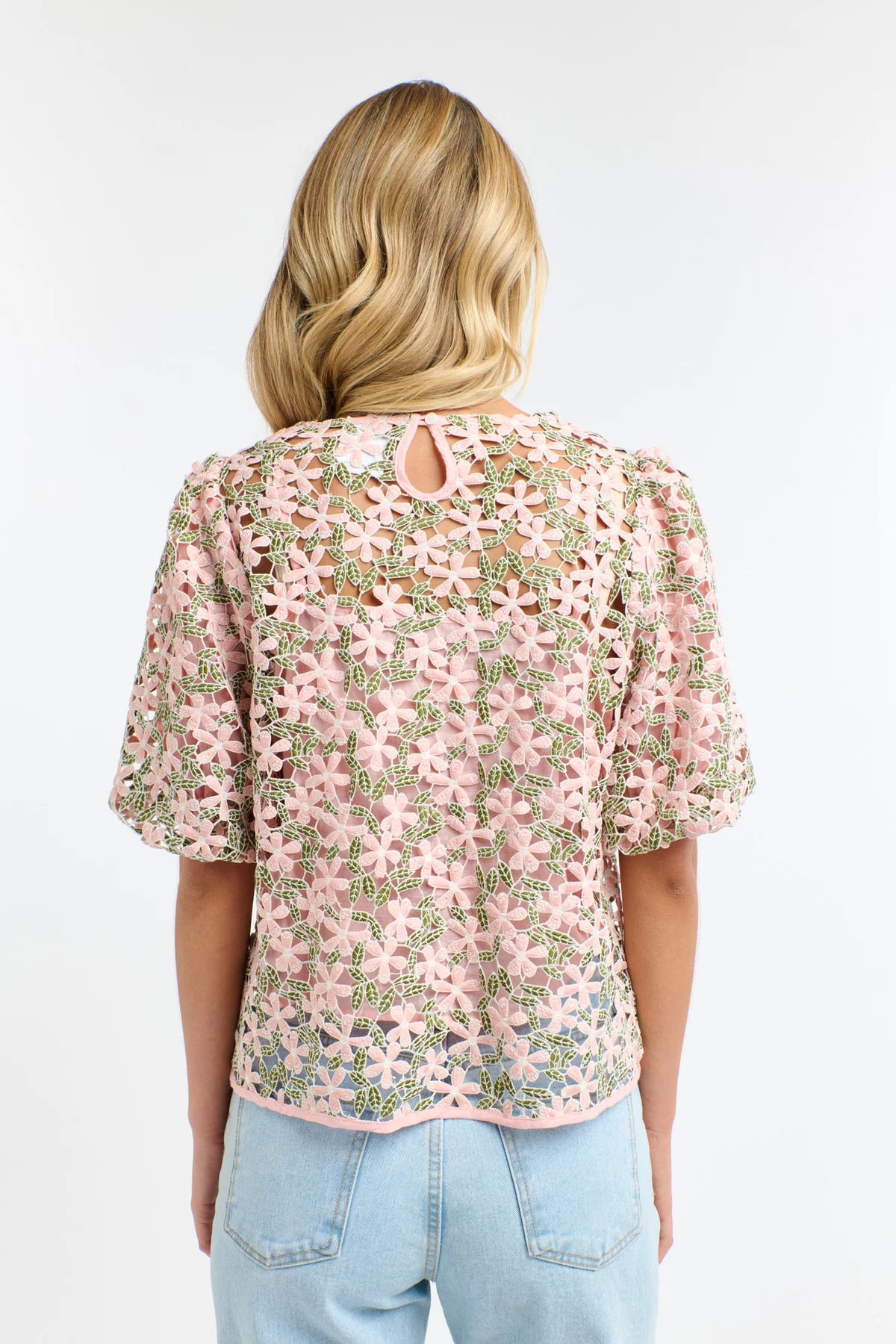 365 Days - Secret Garden Top Blush Floral