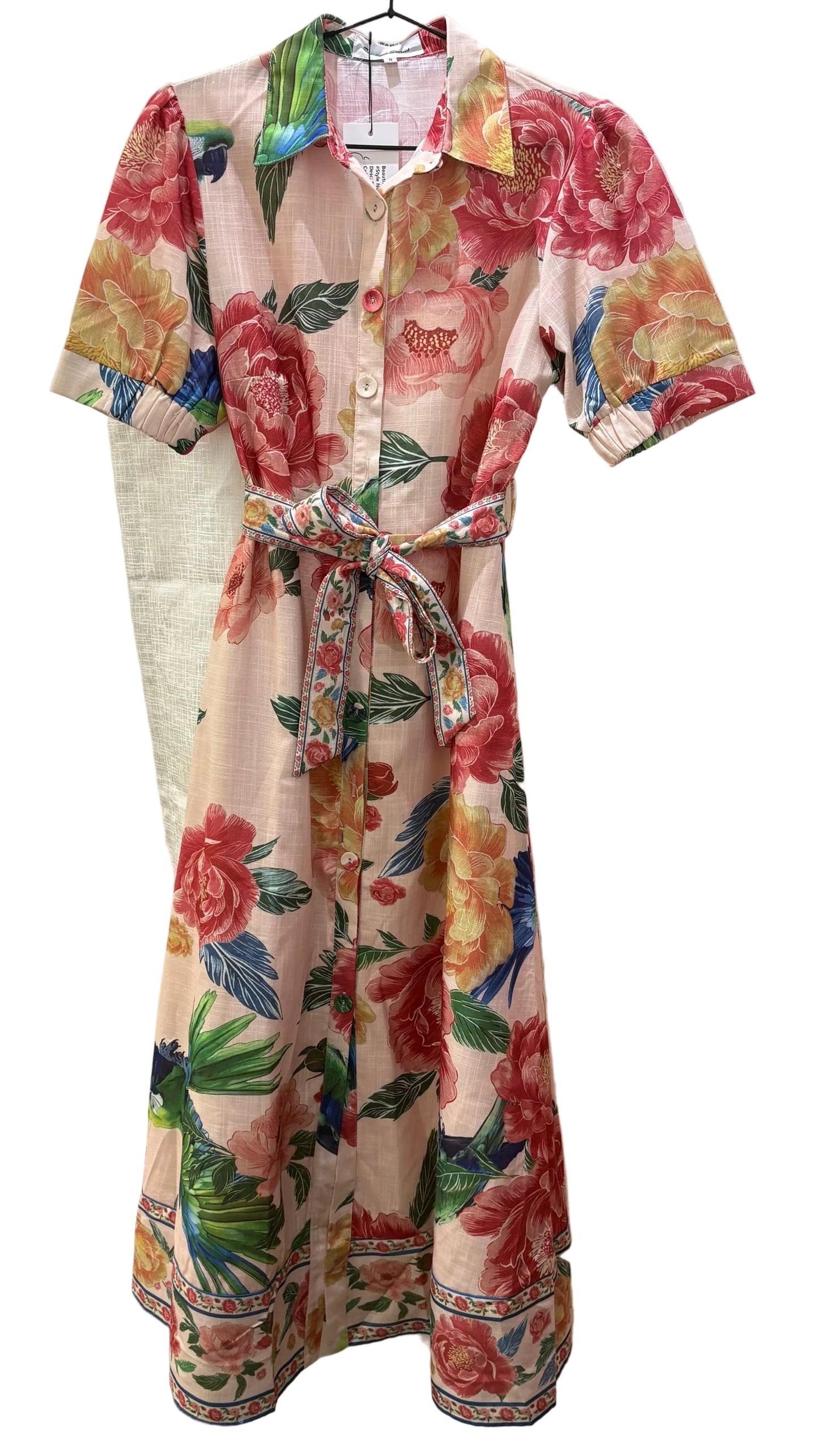 Beautiful Stories - Resort Shirt Dress, Resort Print