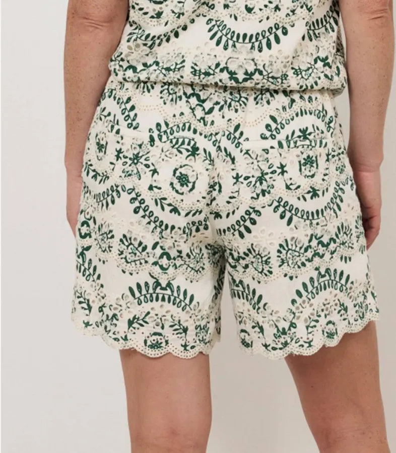 adorne  - Haven Embroidered Shorts