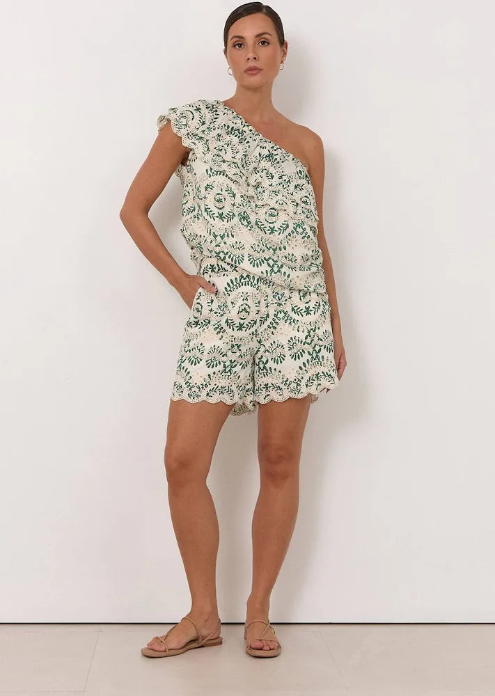 adorne  - Haven Embroidered Shorts