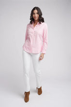 Load image into Gallery viewer, Goondiwindi Cotton - Classic Pale Pink/White Stripe Cotton Shirt
