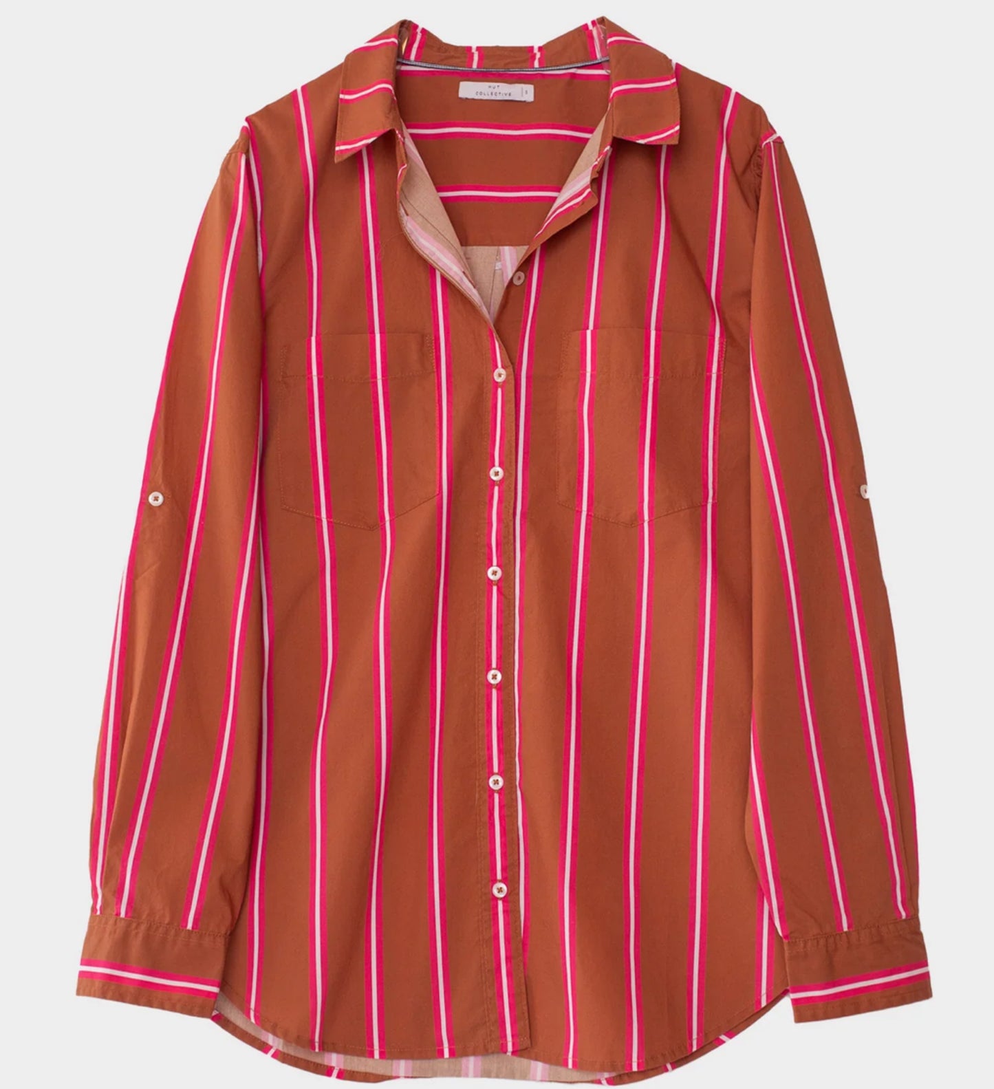 HUT - Cotton Poplin Shirt Stripe Me Lucky