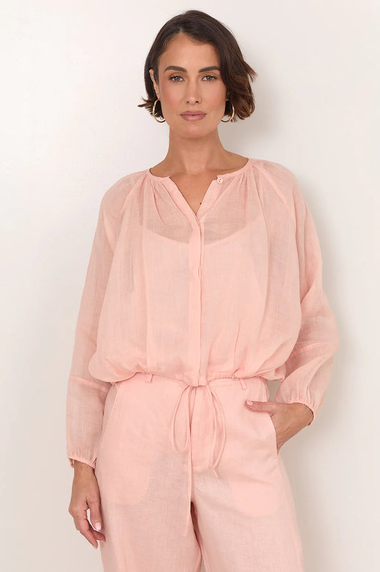 adorne - Yasmine Raglan Sleeve Top Pink