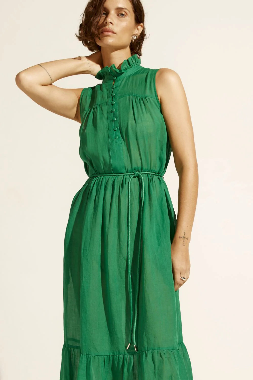zoe kratzmann - marquee dress - palm green