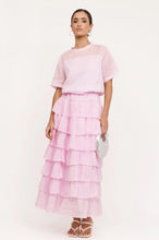 Load image into Gallery viewer, adorne - MAISY RUFFLE RAMIE SKIRT (PINK)
