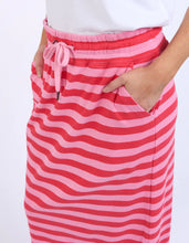 Load image into Gallery viewer, elm - Sunset Stripe Skirt Bittersweet &amp; Pink
