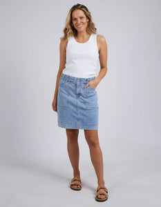 elm - Atlas Denim Skirt Blue