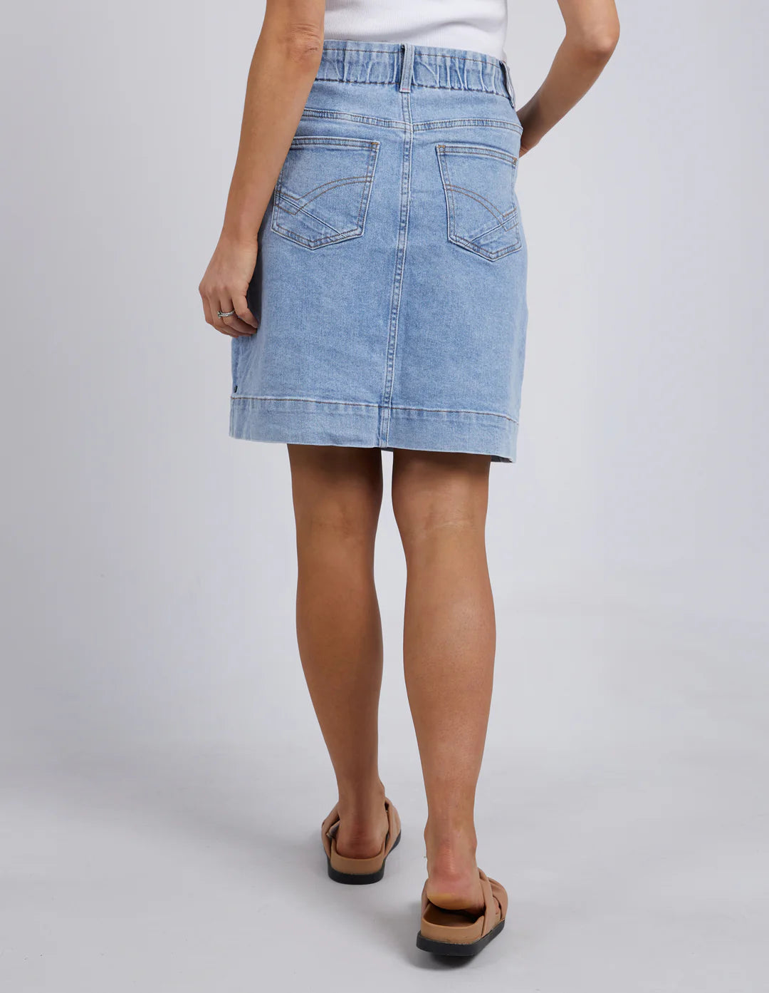 elm - Atlas Denim Skirt Blue