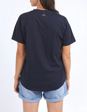 Load image into Gallery viewer, elm - STARBURST TEE NAVY
