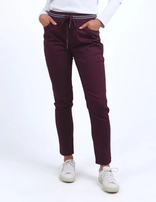 elm - Margo Jogger Merlot