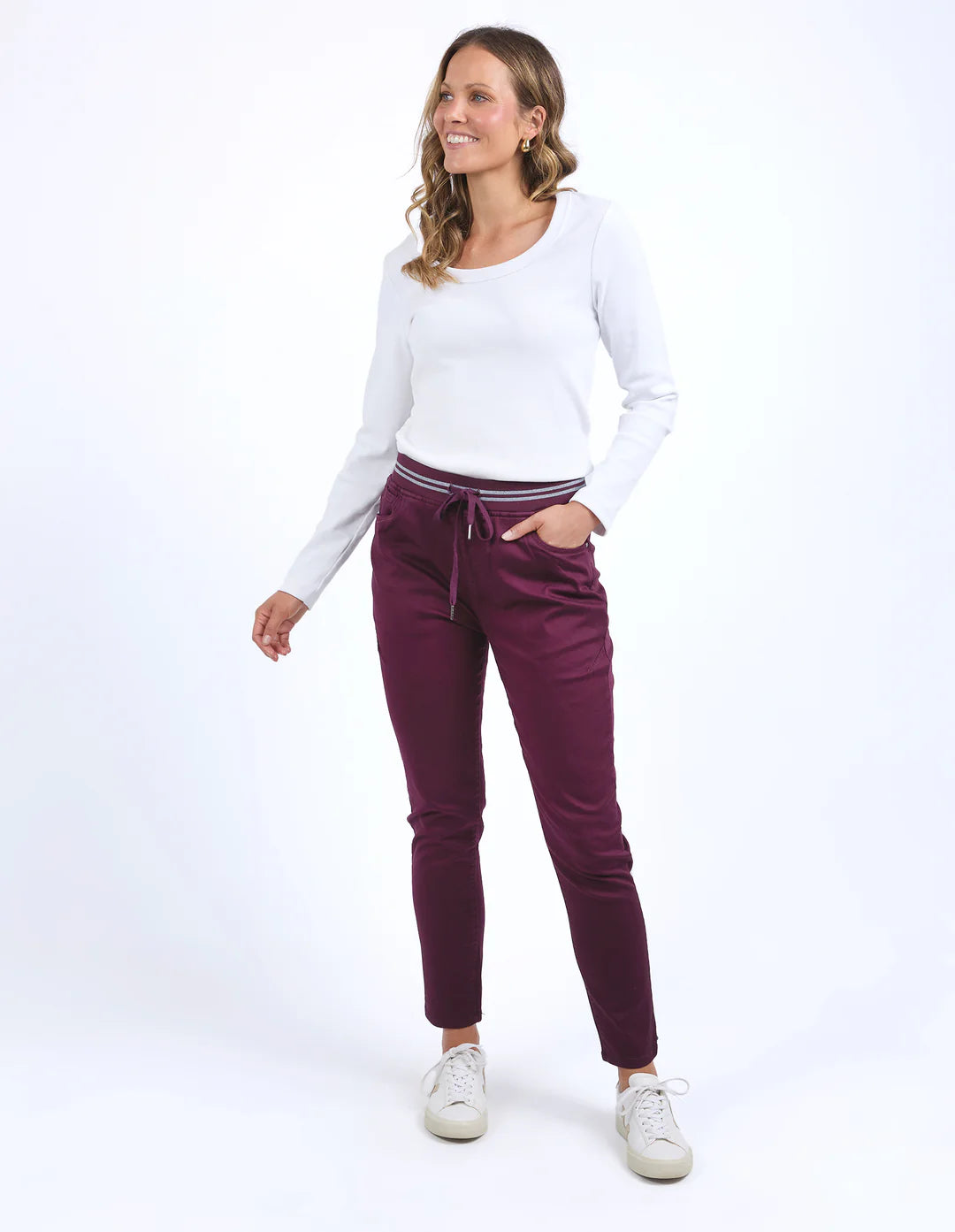 elm - Margo Jogger Merlot
