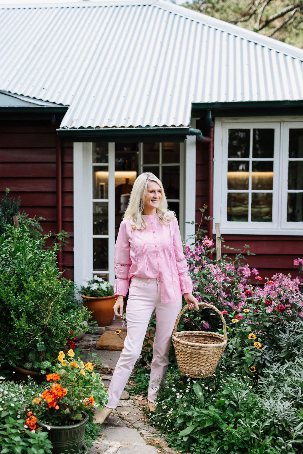 Goondiwindi Cotton - 5 Pocket Jean Pale Pink