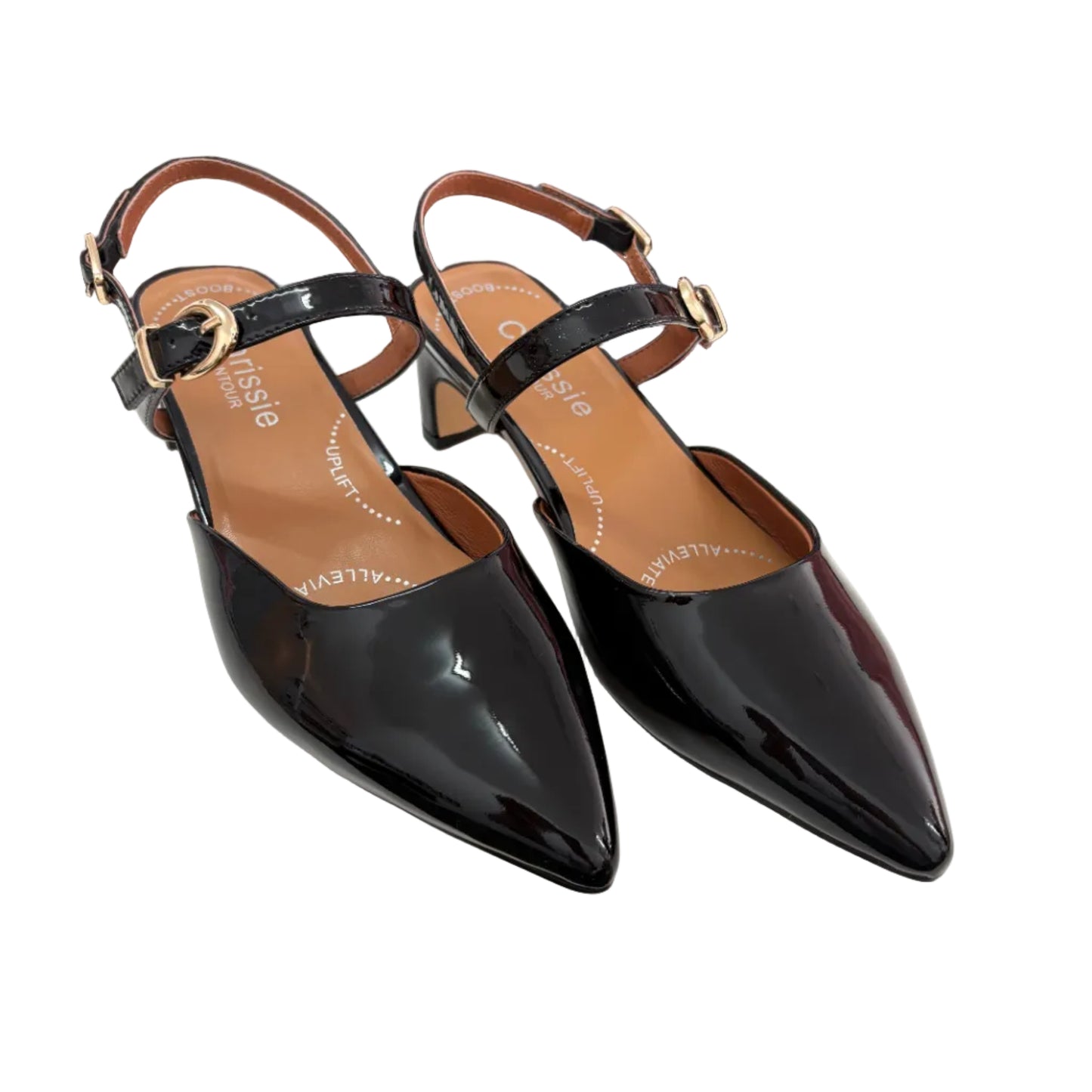 CHRISSIE Contour - Gayle Black Patent