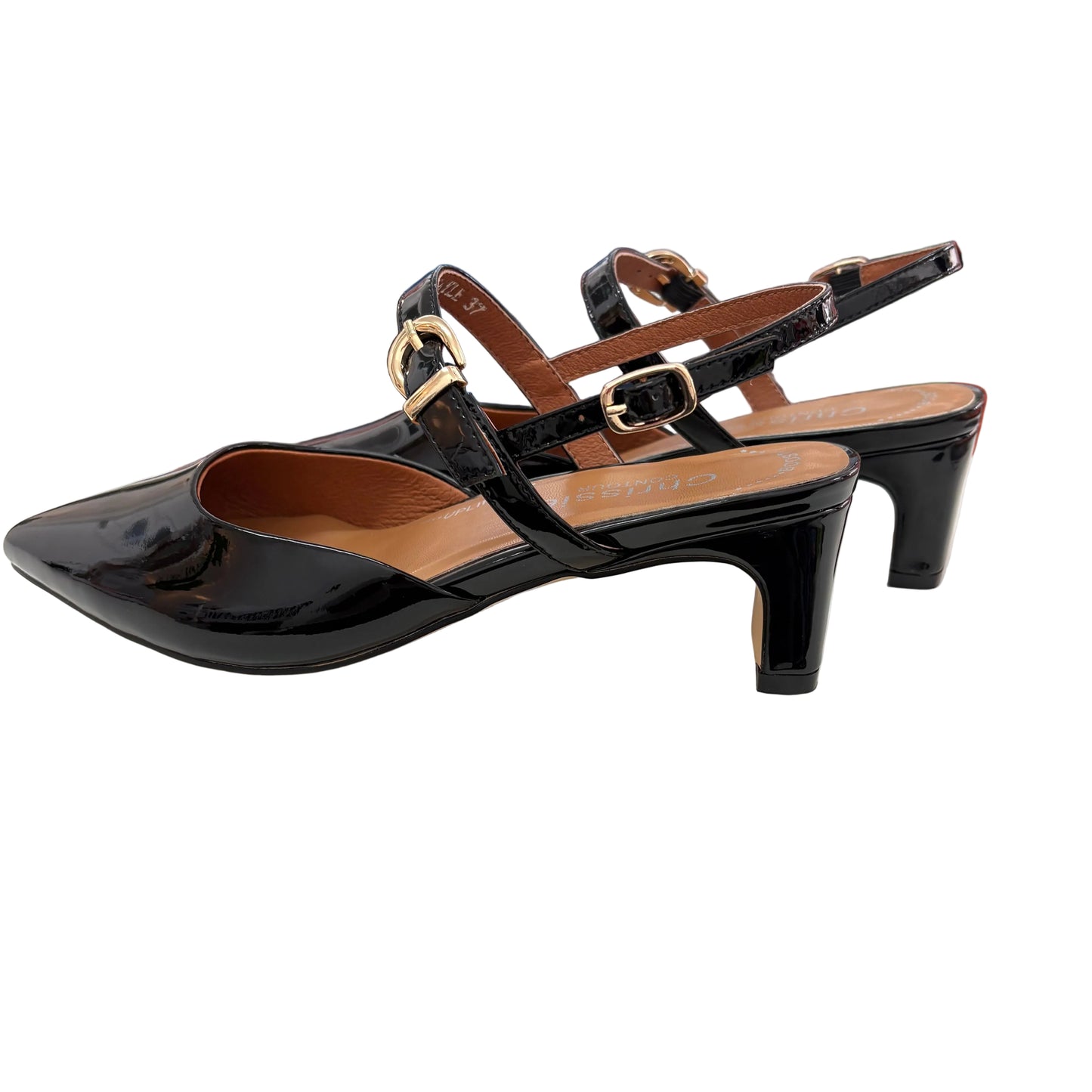 CHRISSIE Contour - Gayle Black Patent
