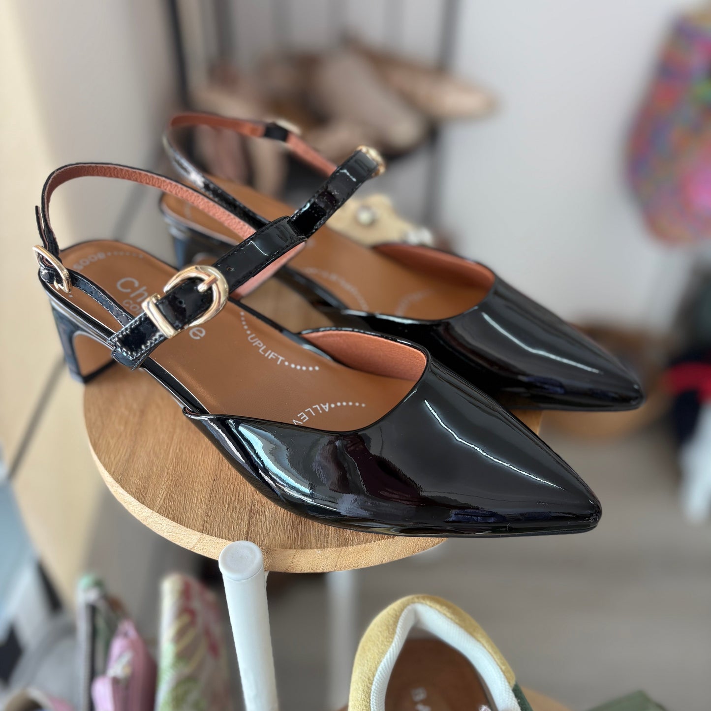 CHRISSIE Contour - Gayle Black Patent