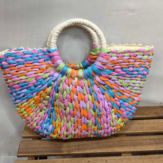 Just East - Straw Bag