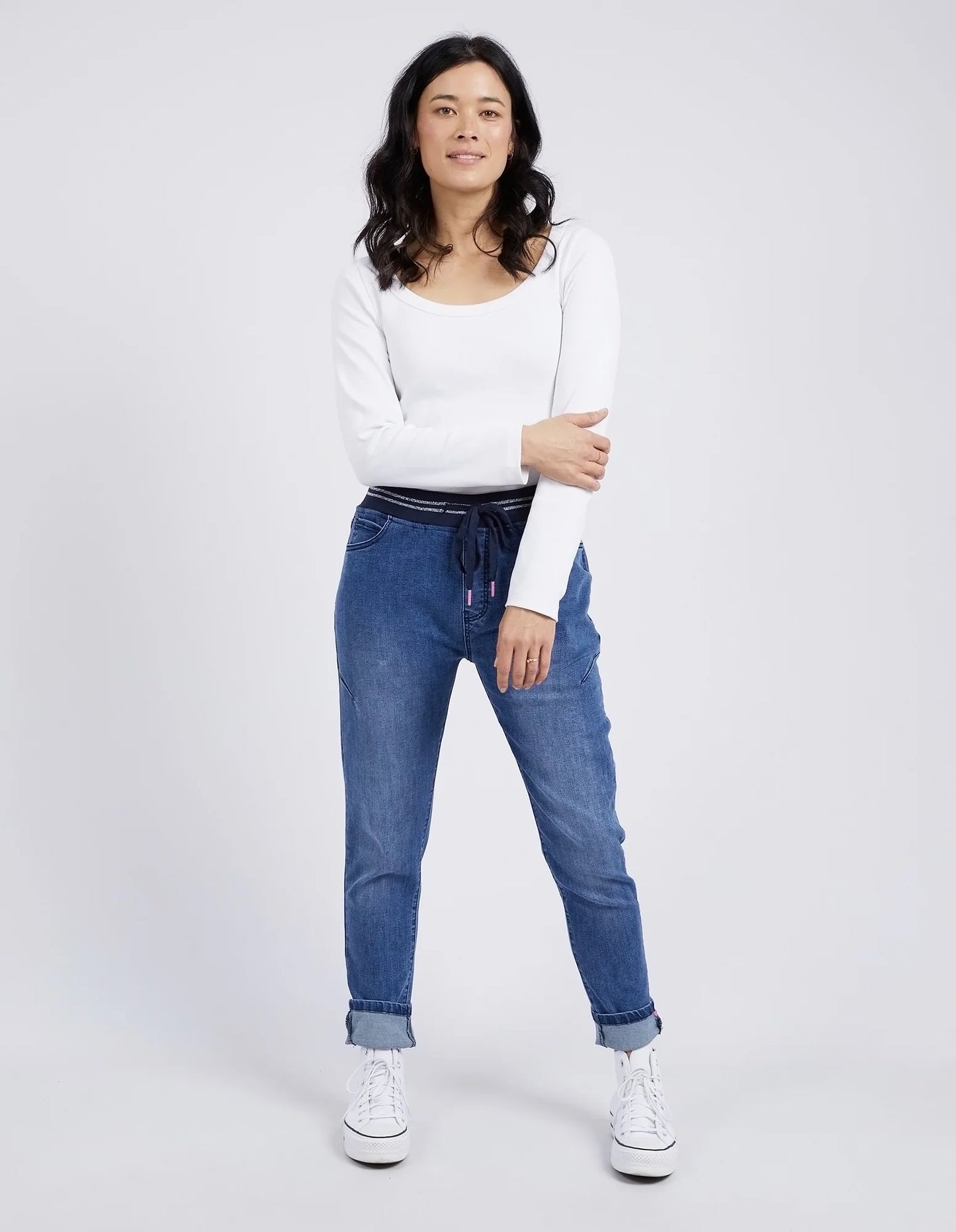 elm - Melody Denim Jogger