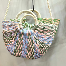 Load image into Gallery viewer, Just East - Straw Bag
