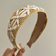 Load image into Gallery viewer, Just East - Headband Raffia

