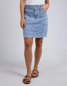 elm - Atlas Denim Skirt Blue