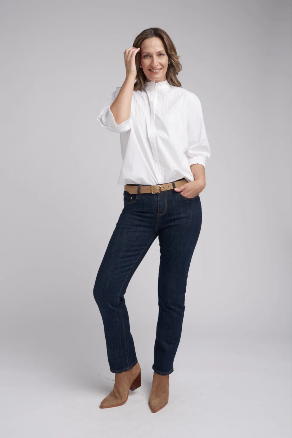 Goondiwindi Cotton -5  Pocket Jean Dark Indigo