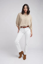 Load image into Gallery viewer, Goondiwindi Cotton - 98% Cotton 2% Spandex 5 Pocket Jean White
