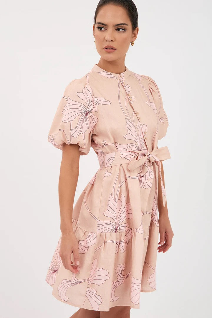 adorne - MARA CELESTE SALVADOR PRINT DRESS