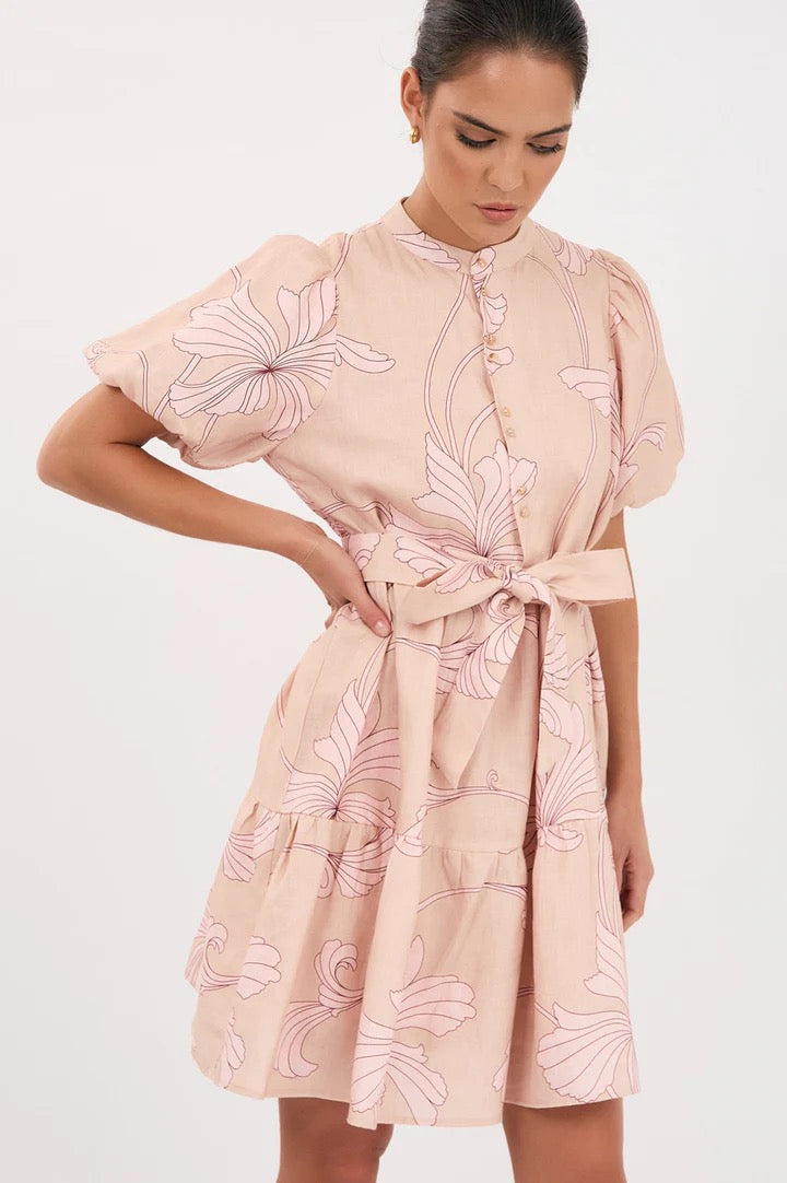 adorne - MARA CELESTE SALVADOR PRINT DRESS