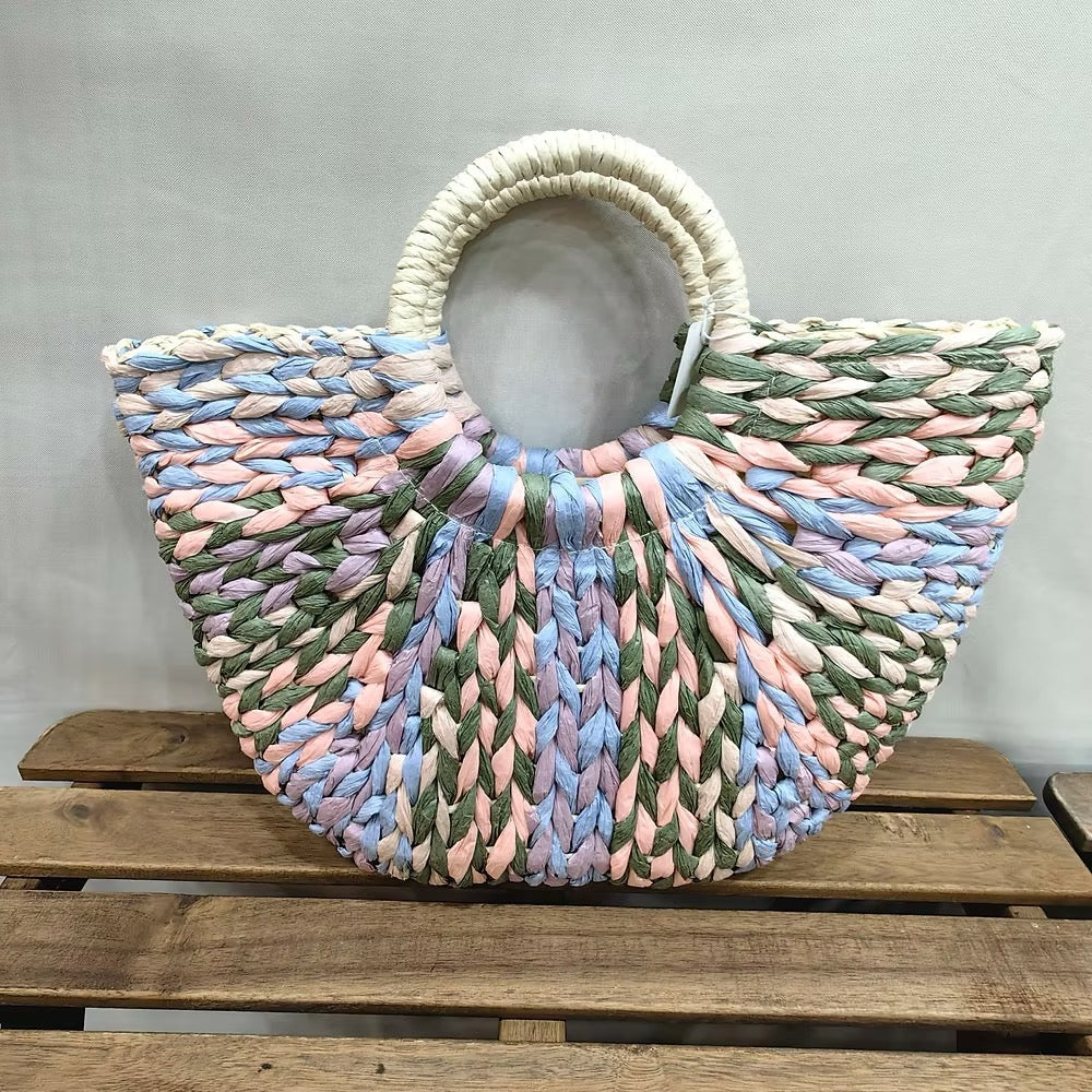 Just East - Straw Bag