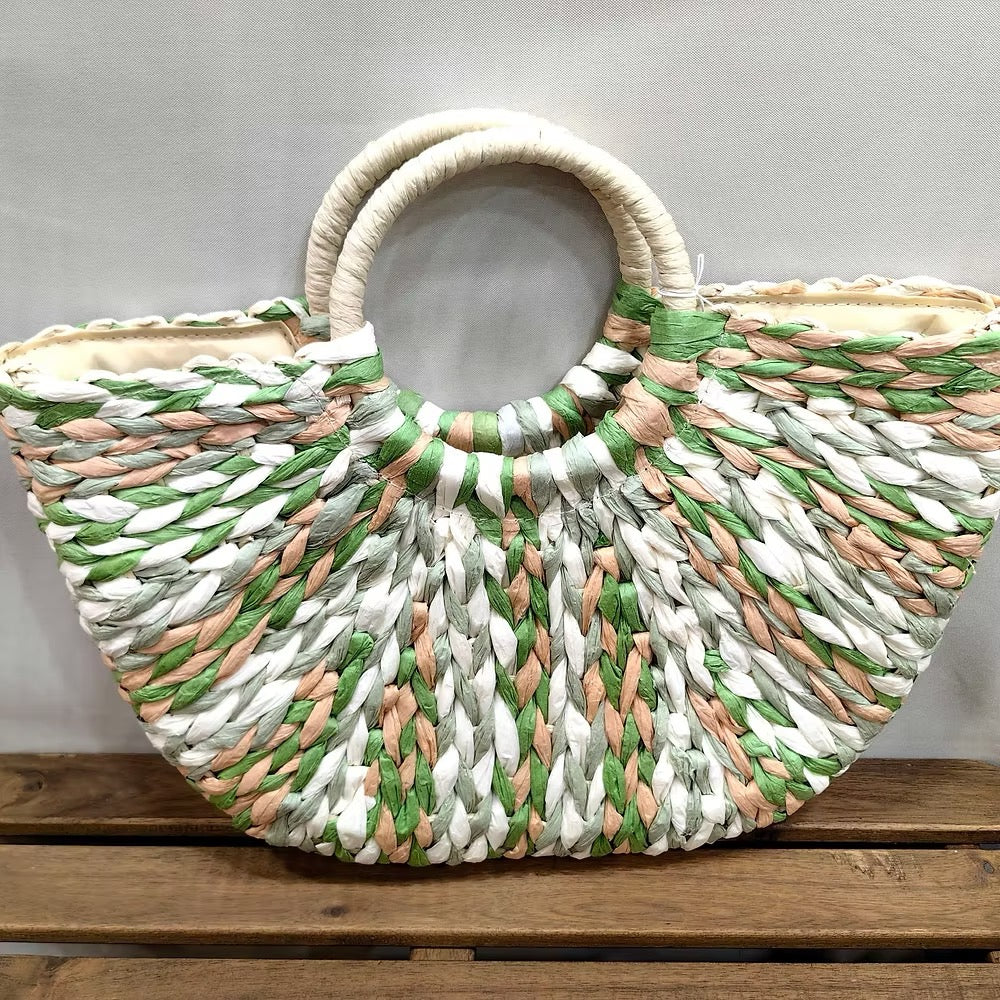 Just East - Straw Bag